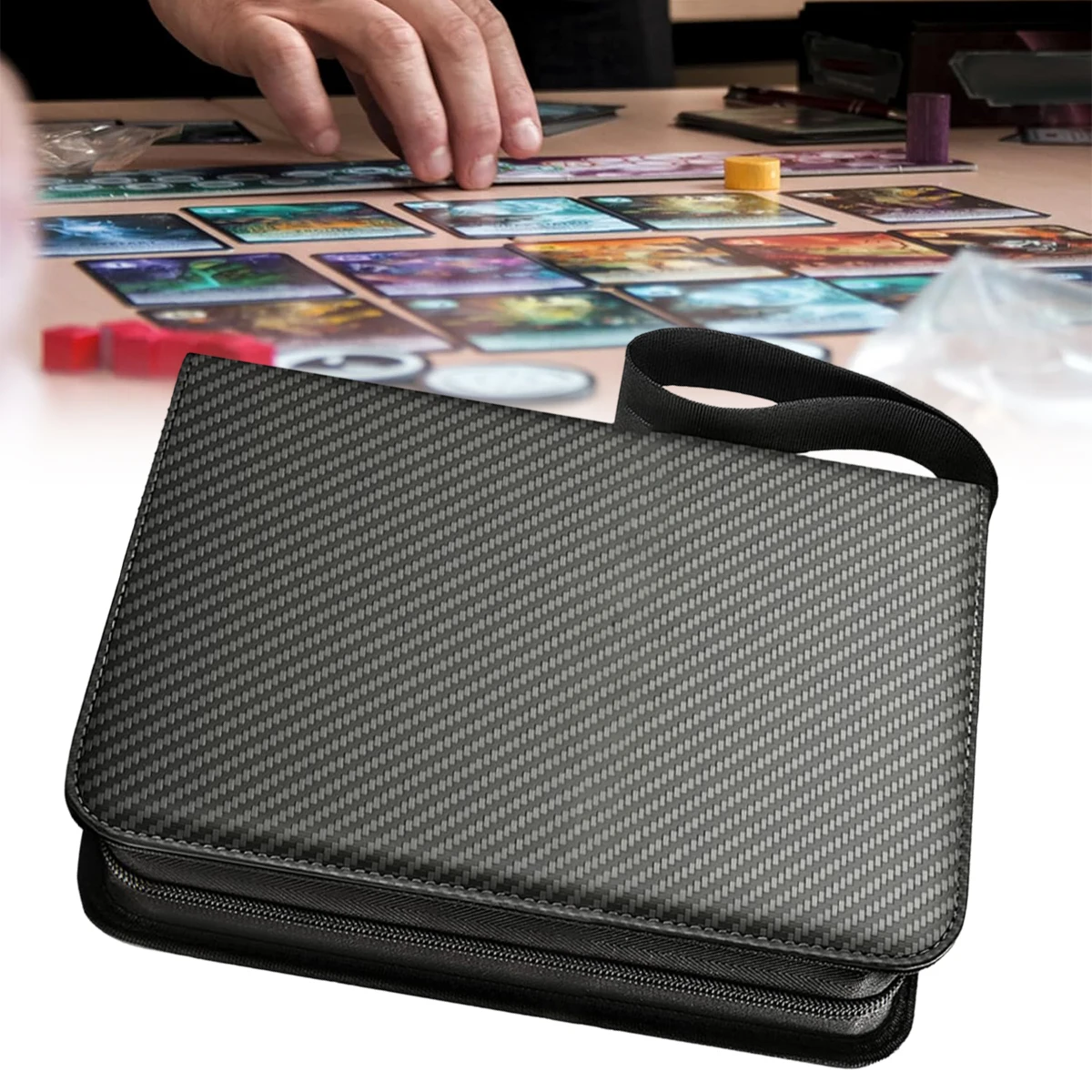 Trading Card Binder with 9 Pocket Trading Card Book Double Sided Pocket Collectible Card Albums Folder for Cards
Trading Card Binder with 9 Pocket Trading Card Book Double Sided Pocket Collectible Card Albums Folder for Cards