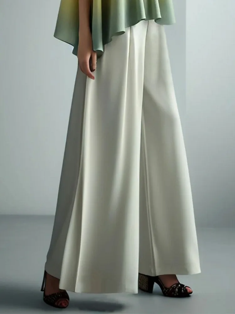 Missuoo Women's Casual Pants Elastic High Waist Wide Leg Trousers 2025 Summer Fashion Pleated Female Pants Elegant Bottoms
Missuoo Women's Casual Pants Elastic High Waist Wide Leg Trousers 2025 Summer Fashion Pleated Female Pants Elegant Bottoms