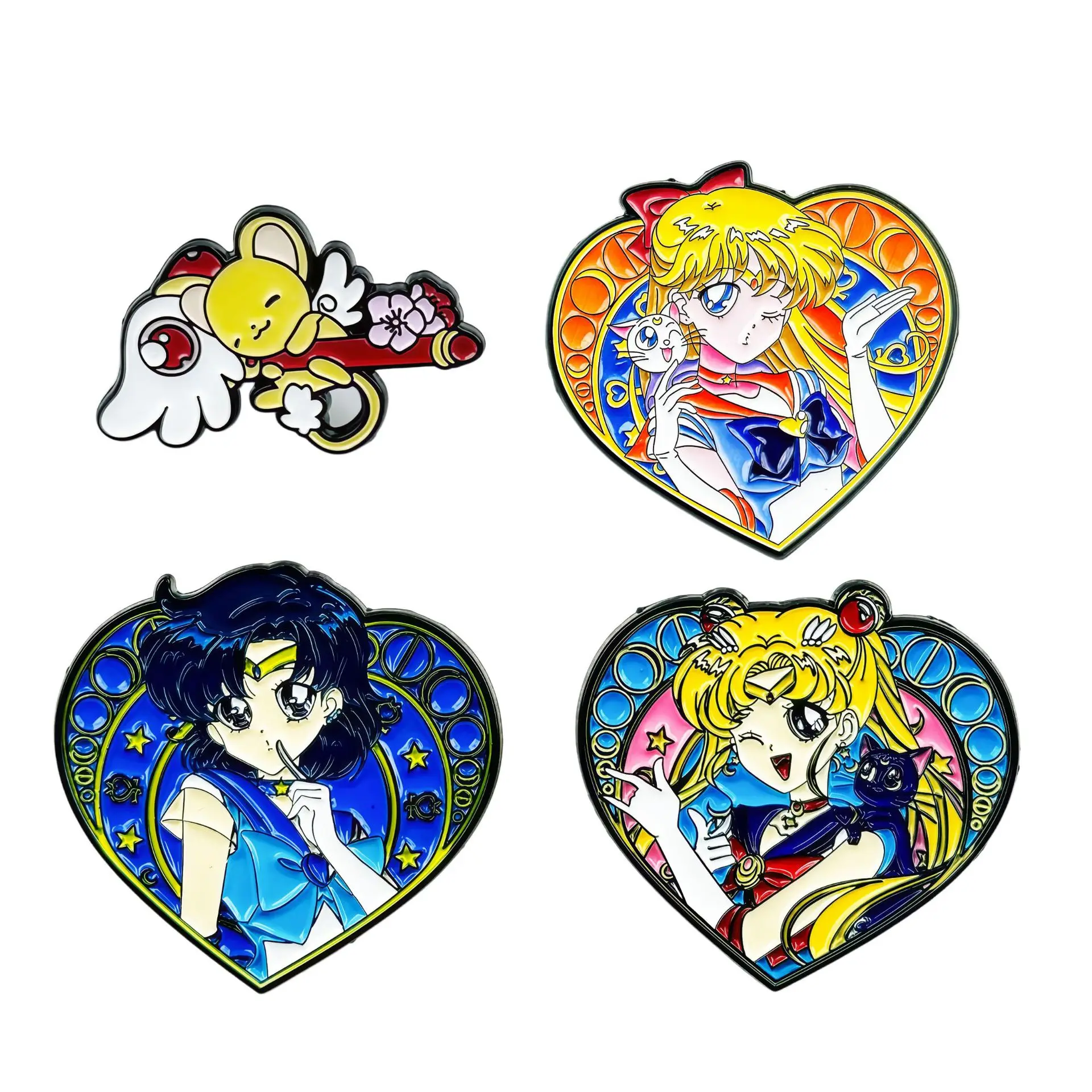 Sailor Moon Brooch Cartoon Japanese Manga Image Love Badge Cute Accessories in Stock Y2k Fashion Toys Anime Cartoon
Sailor Moon Brooch Cartoon Japanese Manga Image Love Badge Cute Accessories in Stock Y2k Fashion Toys Anime Cartoon