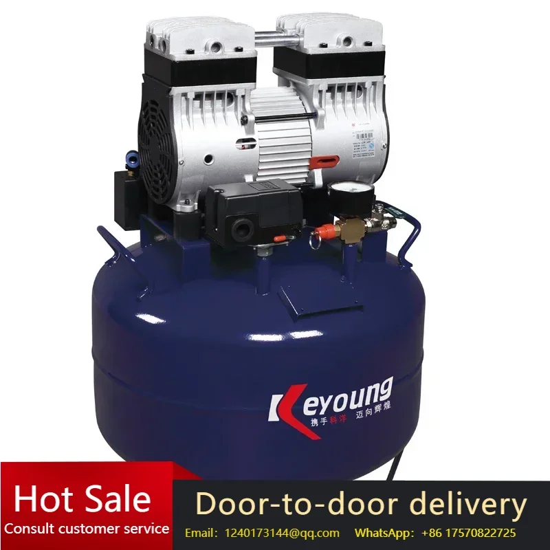 40L 1h Mini Dental Oil-Free Piston Silent Air Compressor With Air Tank And Air Dryer For Dental Chair
40L 1h Mini Dental Oil-Free Piston Silent Air Compressor With Air Tank And Air Dryer For Dental Chair