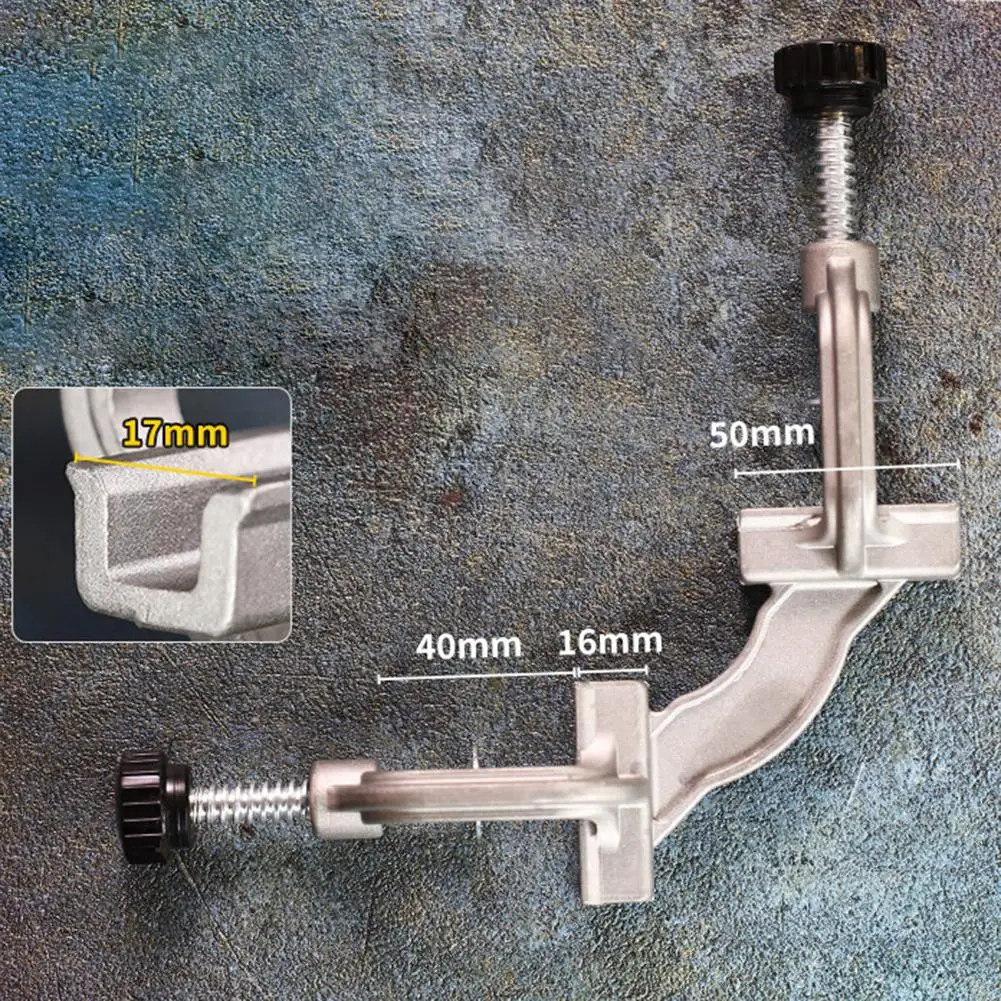 As Shown Adjustable Clamp DIY Tool 180 Degree Angle Adjustment Aluminum Alloy Construction Efficient For DIY Projects
As Shown Adjustable Clamp DIY Tool 180 Degree Angle Adjustment Aluminum Alloy Construction Efficient For DIY Projects
