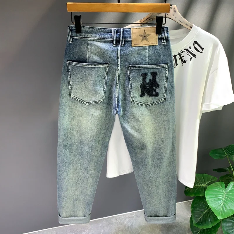 Винтажные джинсовые мужские модные свободные брюки с вышивкой 2024new fashion, удобные широкие брюки
Винтажные джинсовые мужские модные свободные брюки с вышивкой 2024new fashion, удобные широкие брюки