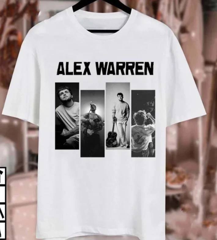 Мужская летняя повседневная модная футболка Alex Warren, популярная высококачественная футболка с принтом в стиле певицы для мужчин и женщин
Мужская летняя повседневная модная футболка Alex Warren, популярная высококачественная футболка с принтом в стиле певицы для мужчин и женщин