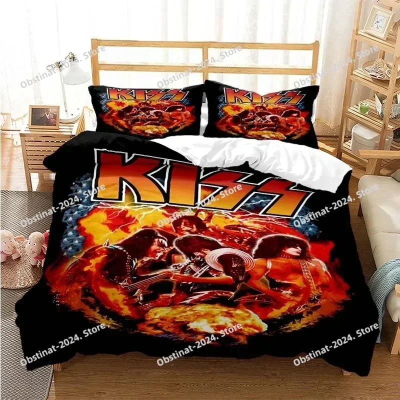3D Printed Kiss Rock Band Printed Bed Set Duvet Cover Pillowcase Bedding Set Bed Linen Sheet Quilt Cover Full Queen King Size
3D Printed Kiss Rock Band Printed Bed Set Duvet Cover Pillowcase Bedding Set Bed Linen Sheet Quilt Cover Full Queen King Size