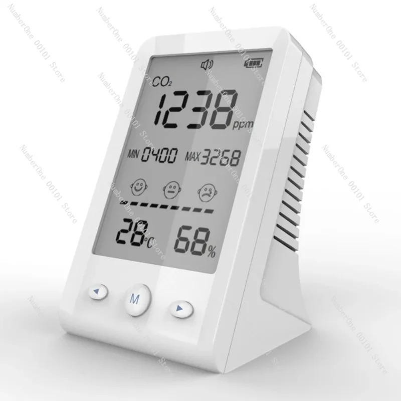 CO2 Infrared NDIR Sensor Air Quality Detector Carbon Dioxide Temperature Humidity Monitor Indoor Meter Digital Gas Analyzer
CO2 Infrared NDIR Sensor Air Quality Detector Carbon Dioxide Temperature Humidity Monitor Indoor Meter Digital Gas Analyzer