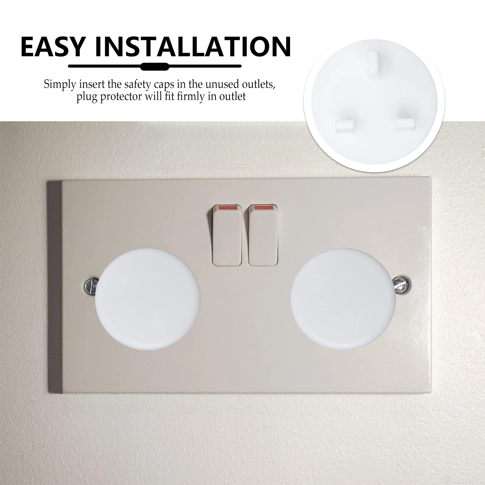 20pcs Outlet Covers Socket Protector White ABS 3 Holes Baby Proof Electrical Safety Plug Child Proofing Home Office Garage
20pcs Outlet Covers Socket Protector White ABS 3 Holes Baby Proof Electrical Safety Plug Child Proofing Home Office Garage