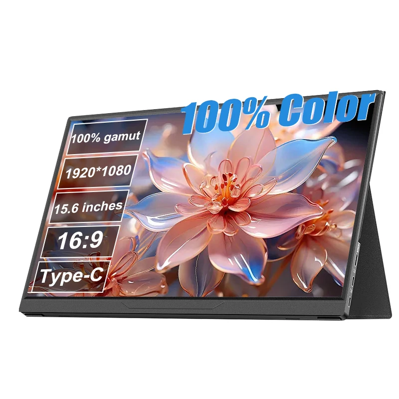 15.6inch Portable Monitor 100%sRGB FHD 1080P Secondary Display Computer Monitor For PC/Cell phone Xbox Switch PS4/ps5 Laptop
15.6inch Portable Monitor 100%sRGB FHD 1080P Secondary Display Computer Monitor For PC/Cell phone Xbox Switch PS4/ps5 Laptop