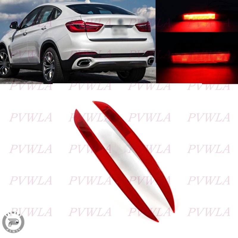 For BMW X6 F16 2014 2015 2016 2017 2018 LED Rear Bumper Light Reflector Brake Lamp Car Accessories 63147323185 63147323186
For BMW X6 F16 2014 2015 2016 2017 2018 LED Rear Bumper Light Reflector Brake Lamp Car Accessories 63147323185 63147323186