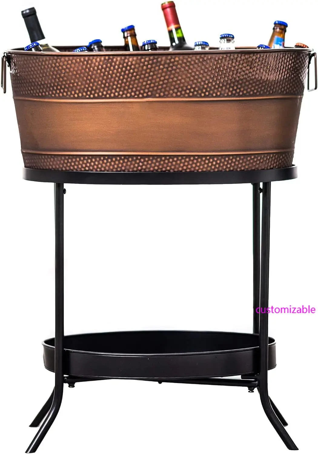 Aspen Metal Beverage Tub with Stand, 6 Gallon Galvanized Tub with Durable Copper Finish, Ice Tub Cooler Stand, Drink Cooler
Aspen Metal Beverage Tub with Stand, 6 Gallon Galvanized Tub with Durable Copper Finish, Ice Tub Cooler Stand, Drink Cooler