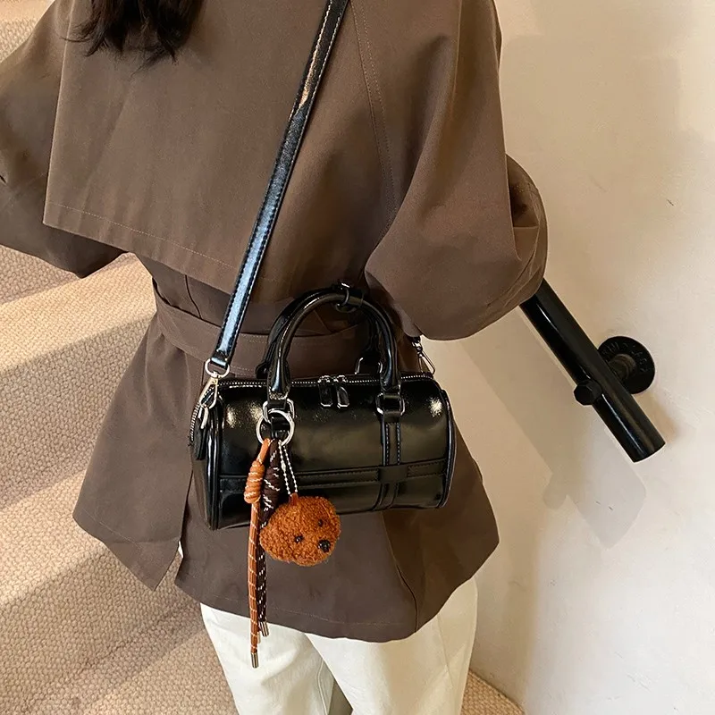 Ladies' fashionable PU Boston bag shoulder bag crossbody bag handbag сумка женская bags for woman bolsos de mujer ita bag 크로스백
Ladies' fashionable PU Boston bag shoulder bag crossbody bag handbag сумка женская bags for woman bolsos de mujer ita bag 크로스백