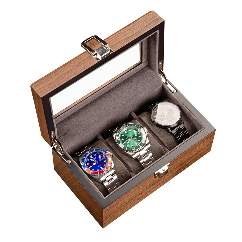 Walnut Wood Watch Box Small Watch Boxes Storage Case Wrist Watches Display Collection Organizer Accessories Gift Idea for Men
Walnut Wood Watch Box Small Watch Boxes Storage Case Wrist Watches Display Collection Organizer Accessories Gift Idea for Men
