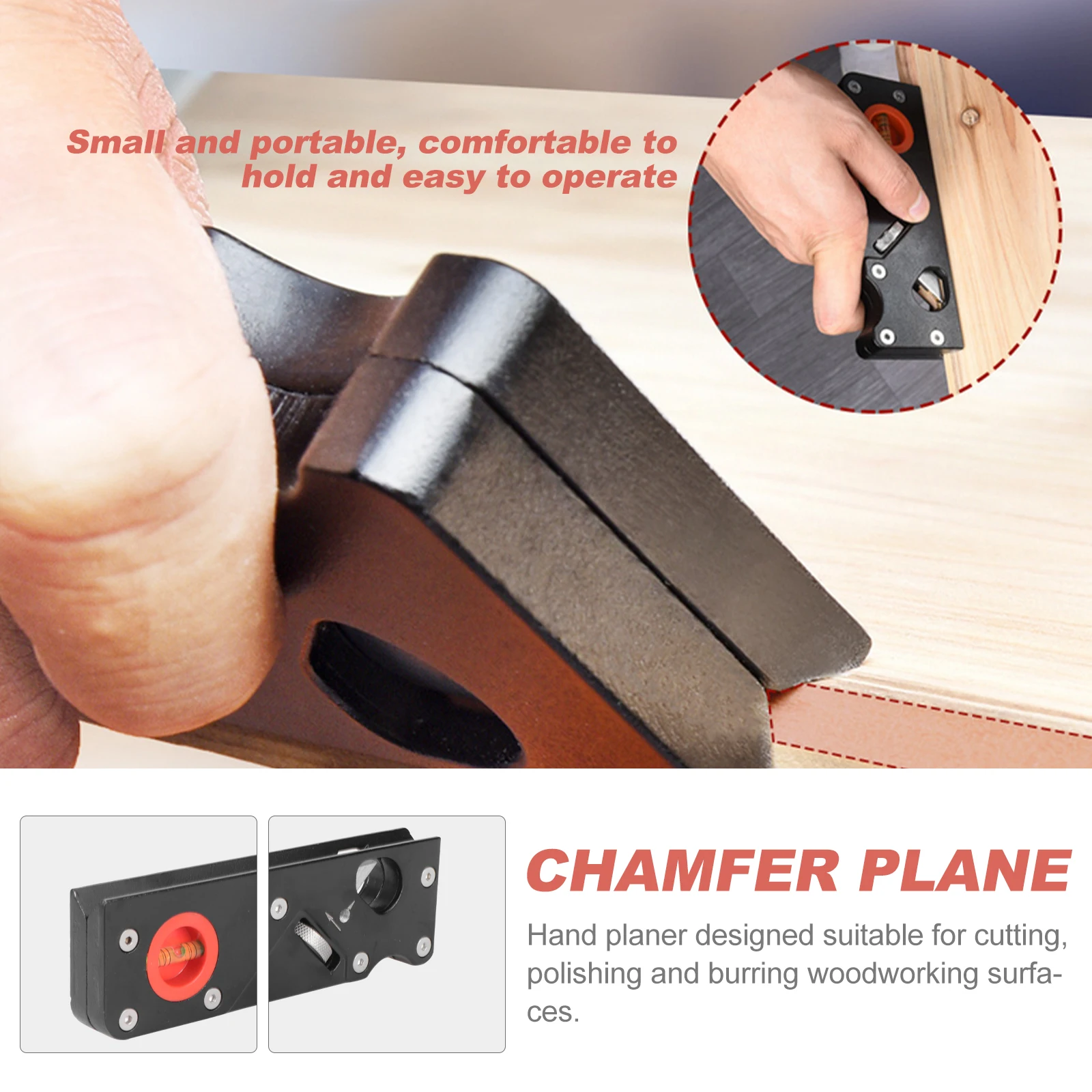 Wood Chamfer Plane Manual Planing Tool Trimming Planing Carpenter Cutting Hand Tool Bevel Planer for Professional Woodworking
Wood Chamfer Plane Manual Planing Tool Trimming Planing Carpenter Cutting Hand Tool Bevel Planer for Professional Woodworking