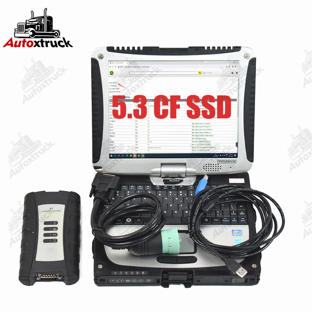 Строительное оборудование для ноутбука CF19 V5.3 CF EDL V3, электронная связь данных, диагностический инструмент, сельскохозяйственный трактор
Строительное оборудование для ноутбука CF19 V5.3 CF EDL V3, электронная связь данных, диагностический инструмент, сельскохозяйственный трактор