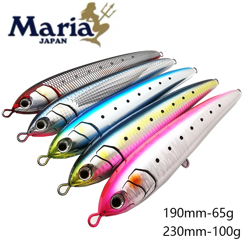 MARIA, Japan F180-190mm65g gold lance floating pencil, sea fishing, wave fishing, peaceful, GT wave climbing
MARIA, Japan F180-190mm65g gold lance floating pencil, sea fishing, wave fishing, peaceful, GT wave climbing
