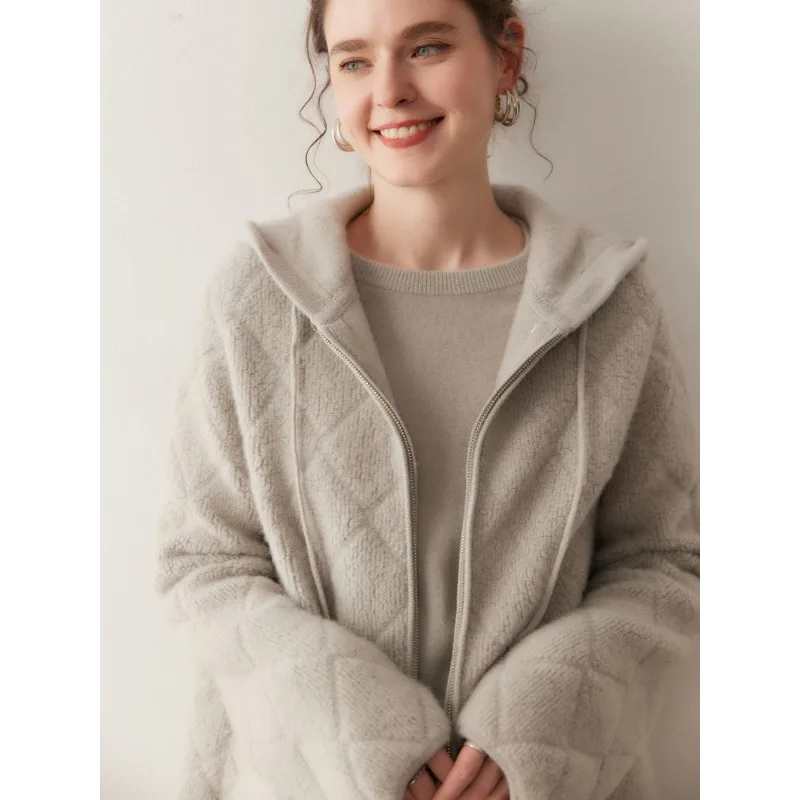 Towel Embroidered Double Velvet Cardigan Autumn Winter Women Coat
Towel Embroidered Double Velvet Cardigan Autumn Winter Women Coat