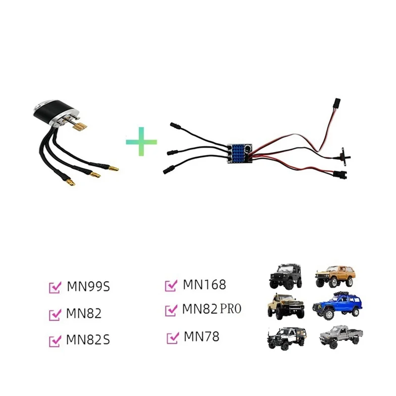 Лидер продаж 2322 2600KV Outrunner Motor Бесщеточный двигатель ESC для 1/12 RC автомобиля MN99S MN168 Обновление радиоуправляемого автомобиля Power Kit
Лидер продаж 2322 2600KV Outrunner Motor Бесщеточный двигатель ESC для 1/12 RC автомобиля MN99S MN168 Обновление радиоуправляемого автомобиля Power Kit