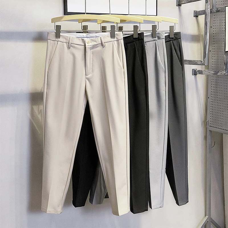 Ice Silk Men's Casual Pants Summer Trendy Loose Straight Leg Thin Nine Points Small West Pants Cool Style Pure Color Long Tro...
Ice Silk Men's Casual Pants Summer Trendy Loose Straight Leg Thin Nine Points Small West Pants Cool Style Pure Color Long Tro...