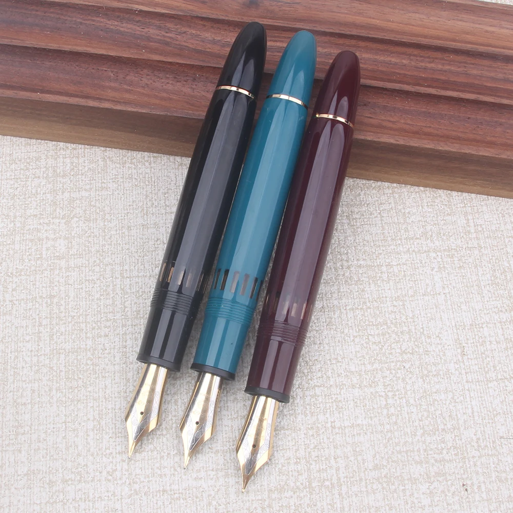 Wingsung / Junlai 630 Black Resin Piston Fountain Iraurita Large No.8 F Nib Copper Piston Gold Clip Business Writing Ink Pens
Wingsung / Junlai 630 Black Resin Piston Fountain Iraurita Large No.8 F Nib Copper Piston Gold Clip Business Writing Ink Pens