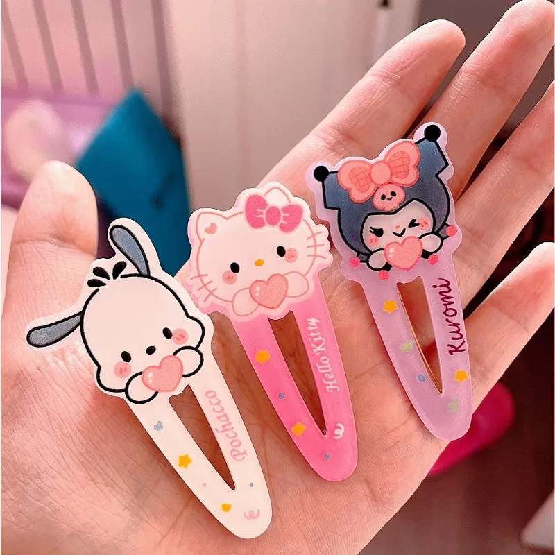 Sanrio New Style Hairpins Cartoon Anime Figure Hello Kitty Kuromi Cinnamoroll My Melody Pochacco Cute Girl Hairpin Birthday Gift
Sanrio New Style Hairpins Cartoon Anime Figure Hello Kitty Kuromi Cinnamoroll My Melody Pochacco Cute Girl Hairpin Birthday Gift