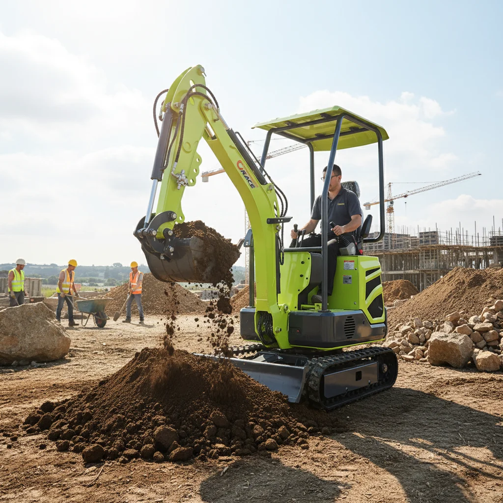 Ultra-Compact 1 Ton Mini Excavator with Kubota Engine for Indoor Demolition And Small Renovation Projects
Ultra-Compact 1 Ton Mini Excavator with Kubota Engine for Indoor Demolition And Small Renovation Projects