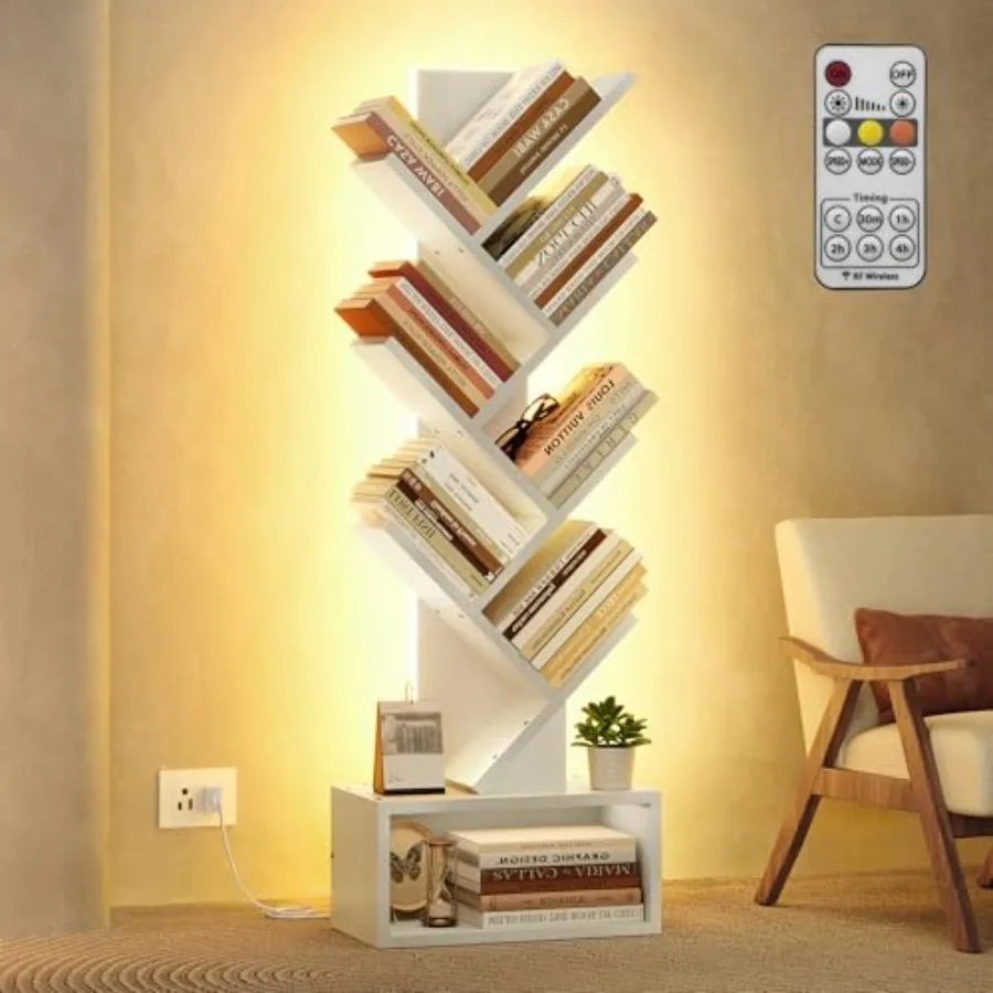 Высокий книжный шкаф-стеллаж с выдвижными ящиками и LED-подсветкой, напольный, для хранения и демонстрации книг
Высокий книжный шкаф-стеллаж с выдвижными ящиками и LED-подсветкой, напольный, для хранения и демонстрации книг