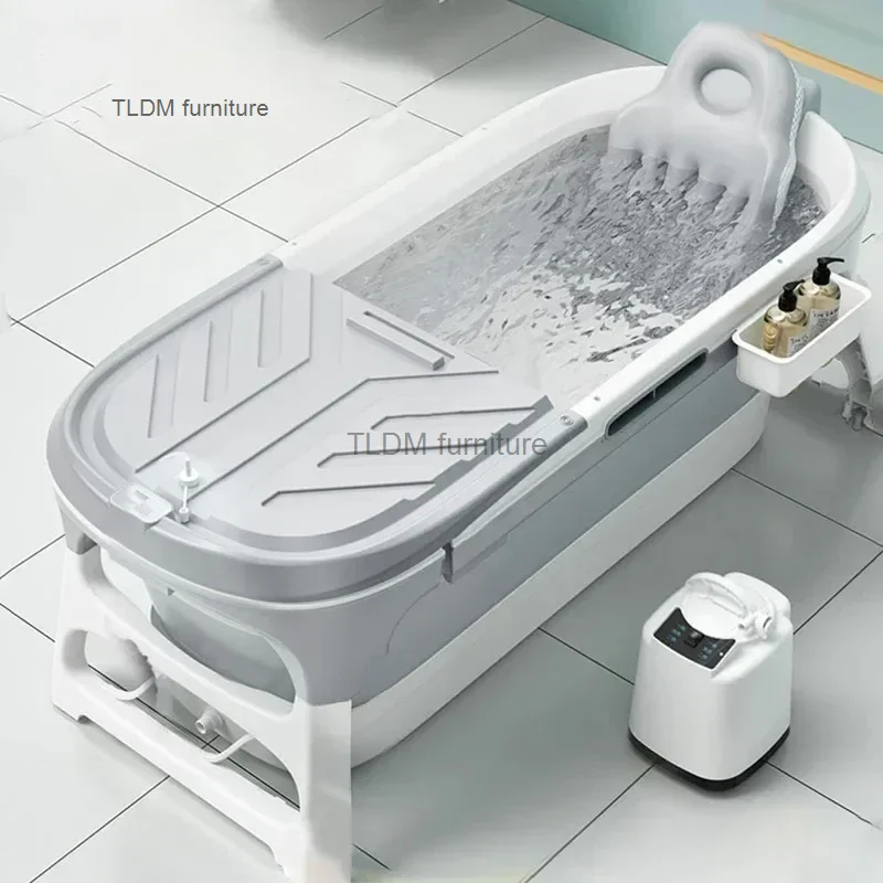 Minimalist Portable Bathtubs Home Folding Bathtub for Adults Leisure Full Body Hot Tub Spa Massage Sweat Steam Bathtub with Lid
Minimalist Portable Bathtubs Home Folding Bathtub for Adults Leisure Full Body Hot Tub Spa Massage Sweat Steam Bathtub with Lid