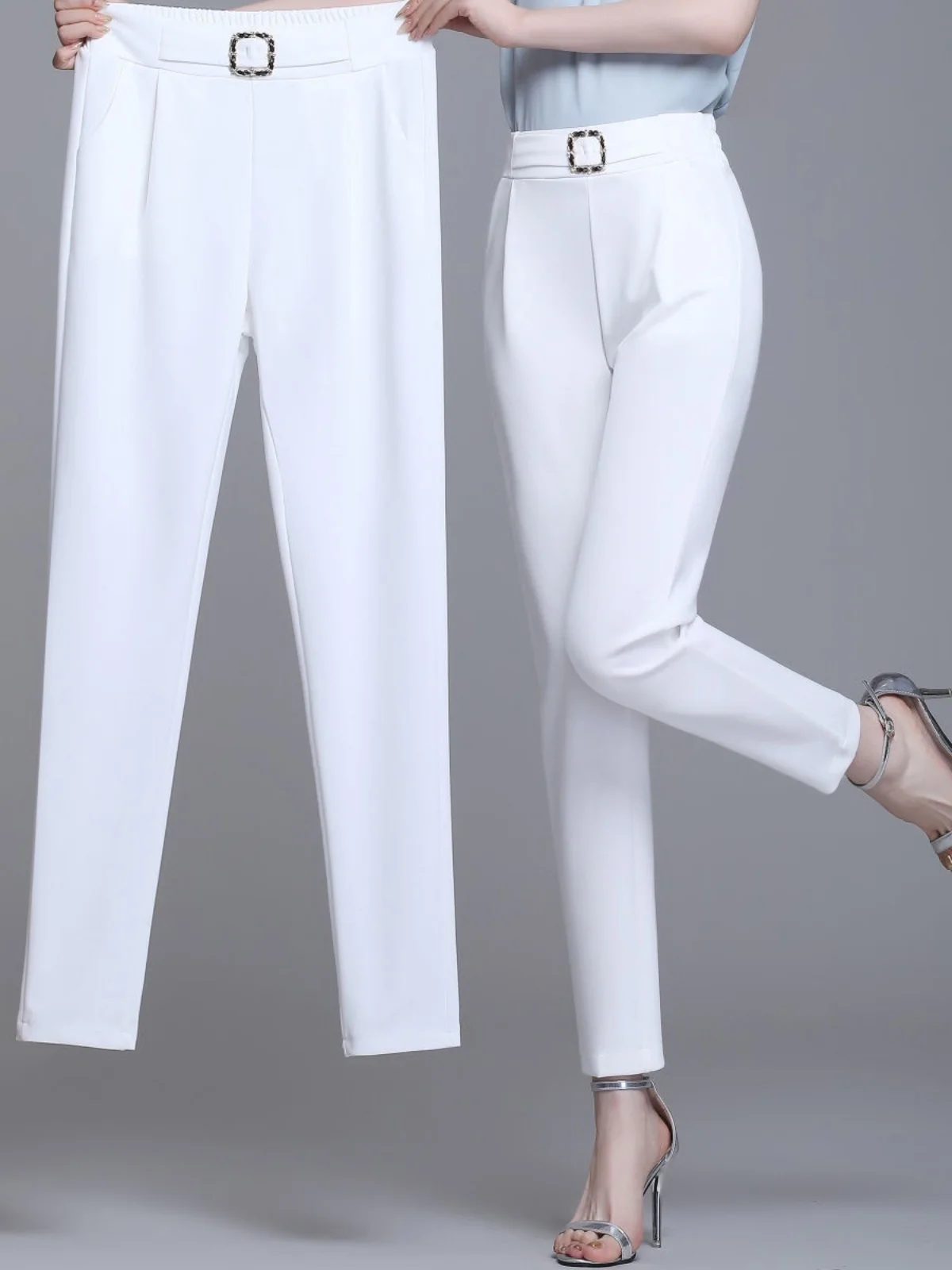 Ice Silk Harem Pants Women's Summer Thin High Waist Versatile Slimming Drapey Crop Casual Pants Nine-Foot Ladies Premium
Ice Silk Harem Pants Women's Summer Thin High Waist Versatile Slimming Drapey Crop Casual Pants Nine-Foot Ladies Premium