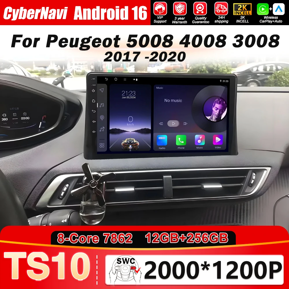 Android Carplay Auto Car Radio For Peugeot 5008 4008 3008 2017-2020 Stereo Multimedia Video Player 2 din Bluetooth Head Unit SWC
Android Carplay Auto Car Radio For Peugeot 5008 4008 3008 2017-2020 Stereo Multimedia Video Player 2 din Bluetooth Head Unit SWC