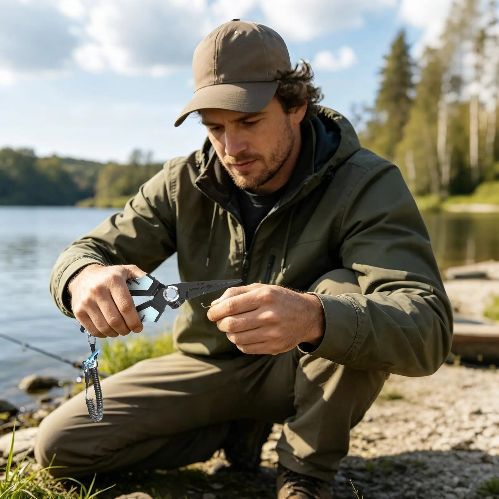 Fish Pliers Comfort Grip Non-slip Handle Fish Hook Remover For Bass Trout Catfish Saltwater Shore Pier River Stream Pond
Fish Pliers Comfort Grip Non-slip Handle Fish Hook Remover For Bass Trout Catfish Saltwater Shore Pier River Stream Pond