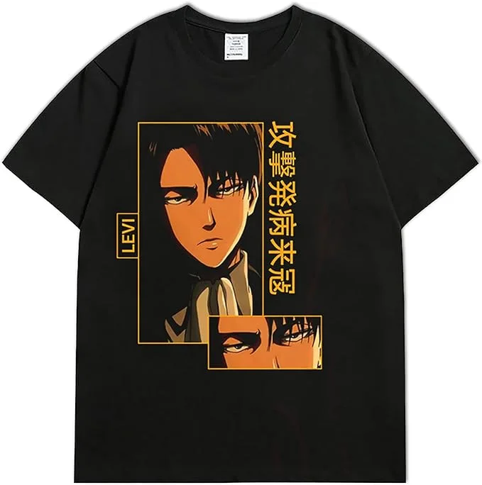 Japanese Anime Attack Giant Print Summer T-shirt Fashion trend Loose and comfortable 100% cotton round neck short sleeve T-shirt
Japanese Anime Attack Giant Print Summer T-shirt Fashion trend Loose and comfortable 100% cotton round neck short sleeve T-shirt
