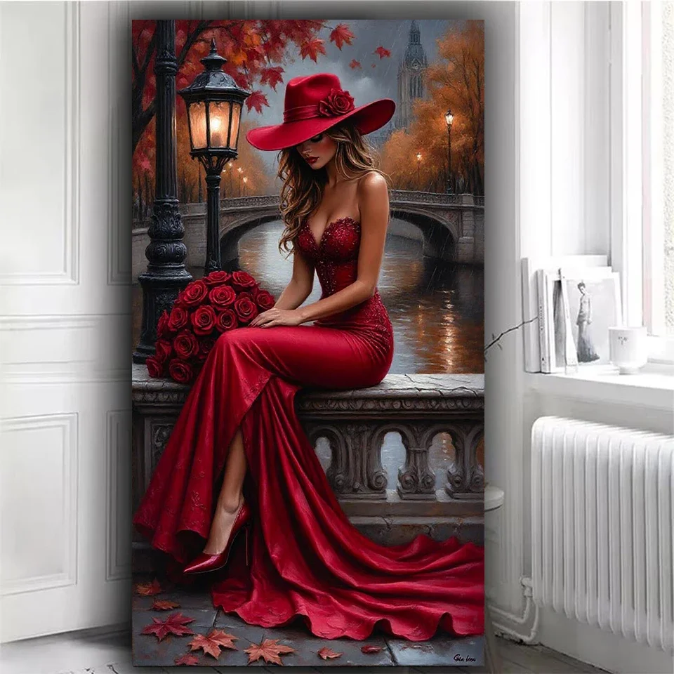 Amazing Sexy Hat Red Girl 5D DIY Diamond Painting Full Diamond Mosaic Embroidery Portrait Friend Gift Home Decor Big Size
Amazing Sexy Hat Red Girl 5D DIY Diamond Painting Full Diamond Mosaic Embroidery Portrait Friend Gift Home Decor Big Size