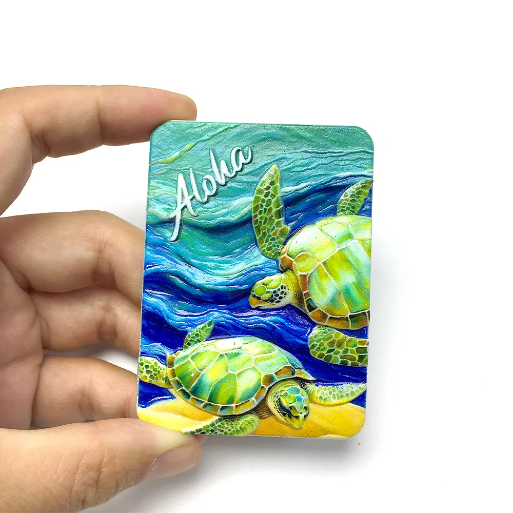Resin Aloha Sea Turtle Magnet - Vibrant Ocean Art Refrigerator Decor - Perfect Gift for Nature Lover
Resin Aloha Sea Turtle Magnet - Vibrant Ocean Art Refrigerator Decor - Perfect Gift for Nature Lover