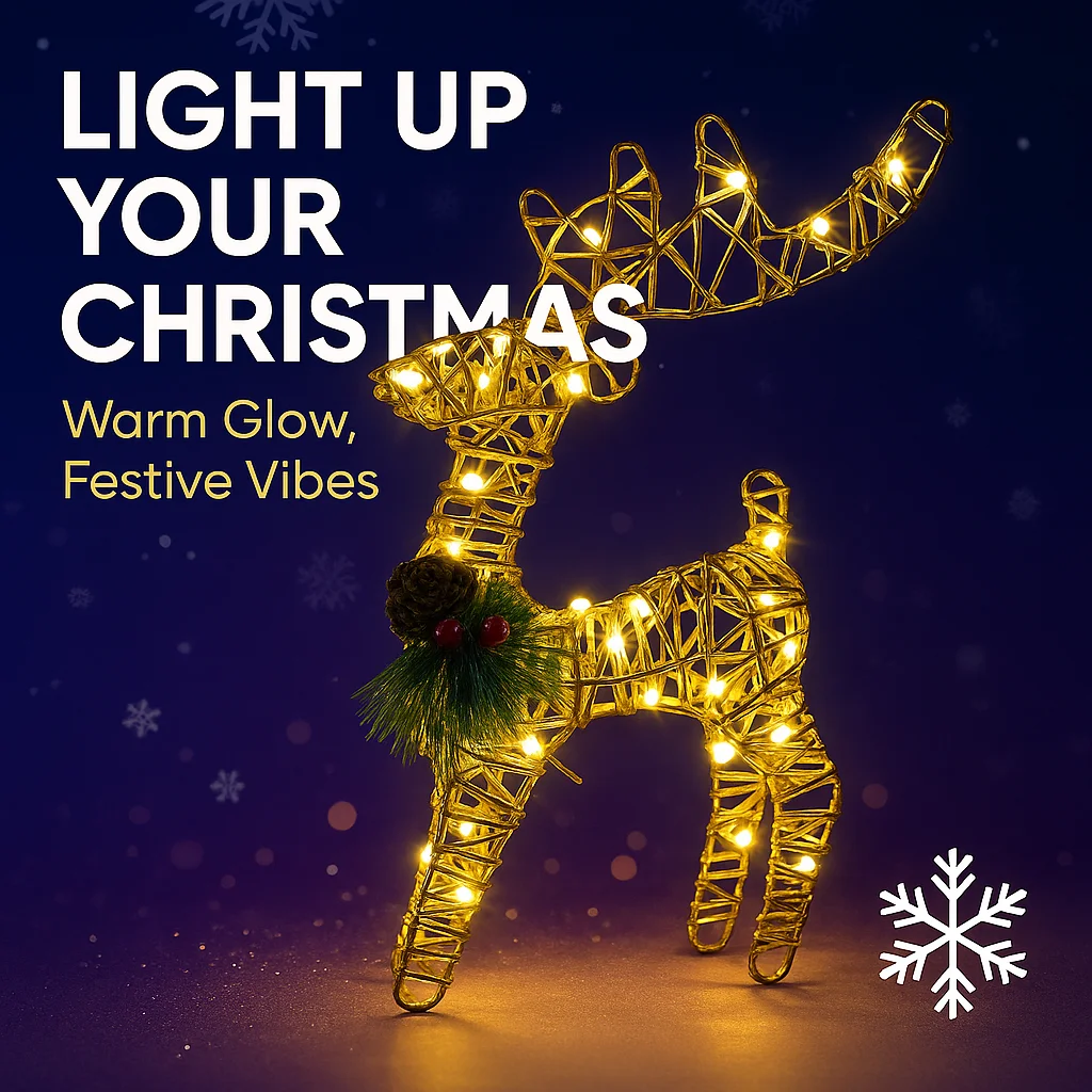 2025 Christmas Elk Ornament Gold Glitter Reindeer Decoration With Pine Cone Bow Tree Hanging Festive Holiday Home Decor
2025 Christmas Elk Ornament Gold Glitter Reindeer Decoration With Pine Cone Bow Tree Hanging Festive Holiday Home Decor