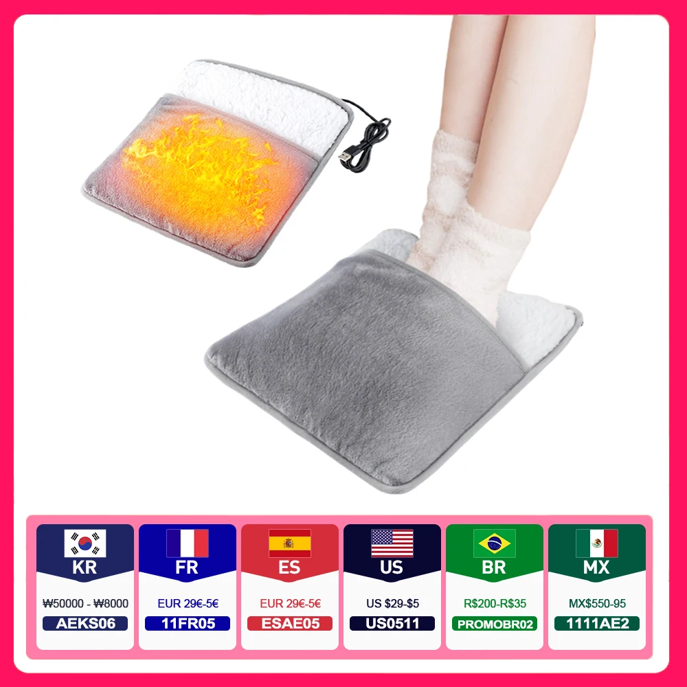 Электрическая грелка для ног, зарядка через USB, зимняя мягкая плюшевая моющаяся грелка для ног, домашний обогреватель для ног, утепленный коврик для ног, улучшение сна
Электрическая грелка для ног, зарядка через USB, зимняя мягкая плюшевая моющаяся грелка для ног, домашний обогреватель для ног, утепленный коврик для ног, улучшение сна