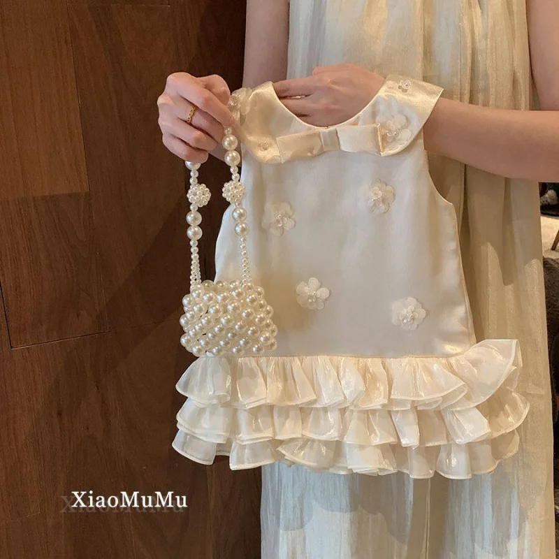 Girls' Princess Dress for Birthday and First Anniversary2026New summer dress for little girls, stylish formal dress
Girls' Princess Dress for Birthday and First Anniversary2026New summer dress for little girls, stylish formal dress