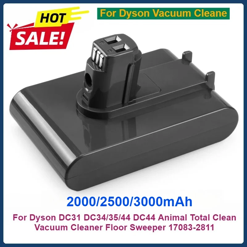 21,6 В DYC310VX Сменный аккумулятор для Dyson DC31 DC34/35/44 DC44 Animal Total Clean Пылесос для уборки пола 17083-2811
21,6 В DYC310VX Сменный аккумулятор для Dyson DC31 DC34/35/44 DC44 Animal Total Clean Пылесос для уборки пола 17083-2811