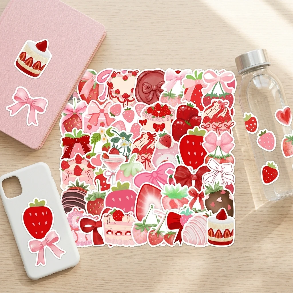 50Pcs Watermelon Strawberry Waterproof Stickers for Phone Laptop Notebook Decoration
50Pcs Watermelon Strawberry Waterproof Stickers for Phone Laptop Notebook Decoration