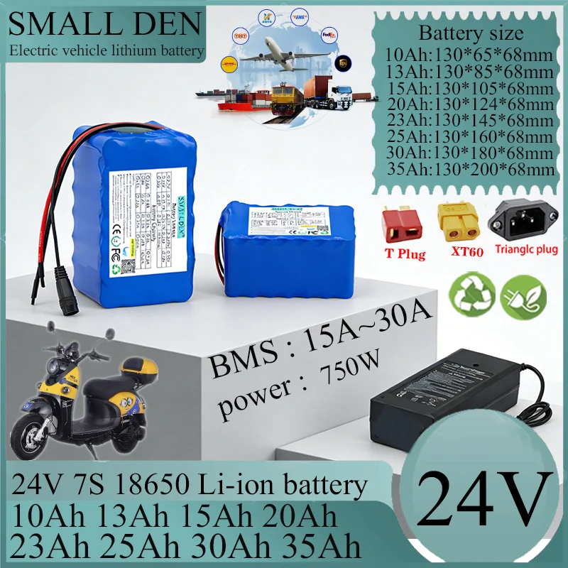 new 18650 24V 35Ah 30Ah 25Ah 23Ah 20Ah 15Ah Lithium battery pack With BMS For E-tools boat scooter BackupBatteries+29.4Vcharger
new 18650 24V 35Ah 30Ah 25Ah 23Ah 20Ah 15Ah Lithium battery pack With BMS For E-tools boat scooter BackupBatteries+29.4Vcharger