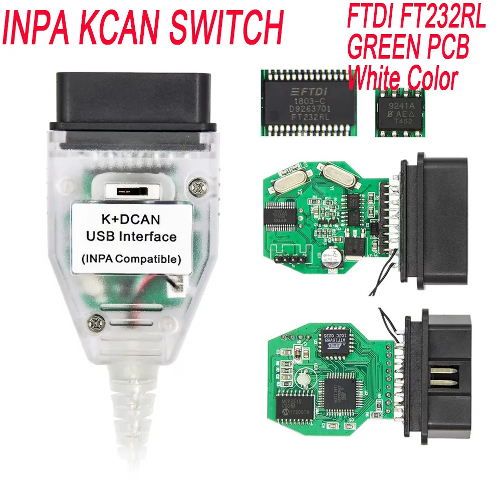 K DCAN K+CAN FTDI Chip OBD2 Auto Car Diagnostic Tools OBD 2 Scanner Switch USB Interface Cable K + DCAN OBD Diagnostic Cable
K DCAN K+CAN FTDI Chip OBD2 Auto Car Diagnostic Tools OBD 2 Scanner Switch USB Interface Cable K + DCAN OBD Diagnostic Cable