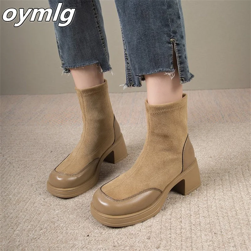 Thick Heel Suede Short Boots Women's 2023 Autumn/Winter New Style High Heel Women's Boots Thin Boots platform heels
Thick Heel Suede Short Boots Women's 2023 Autumn/Winter New Style High Heel Women's Boots Thin Boots platform heels