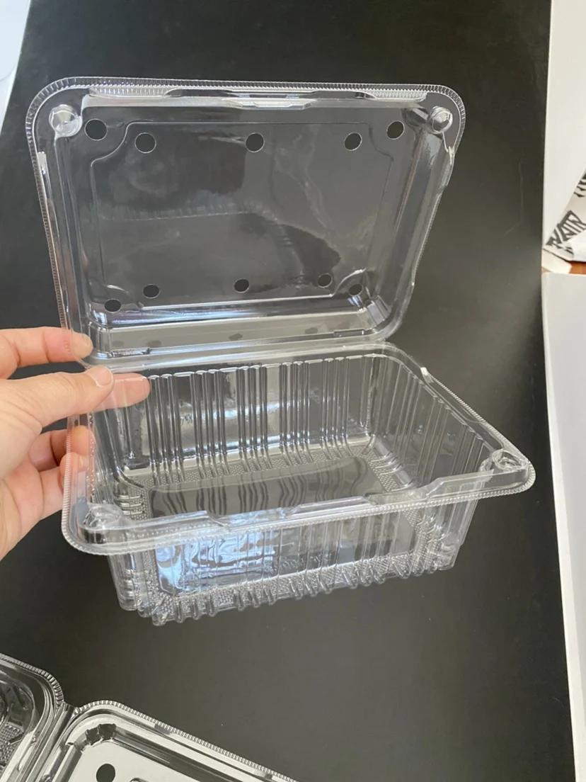 Fruit Box One Pound 500g 300g Button Sle 250g Stberry Blueberry Box Holy Box Fruit Paaging Rectangular Plastic T...