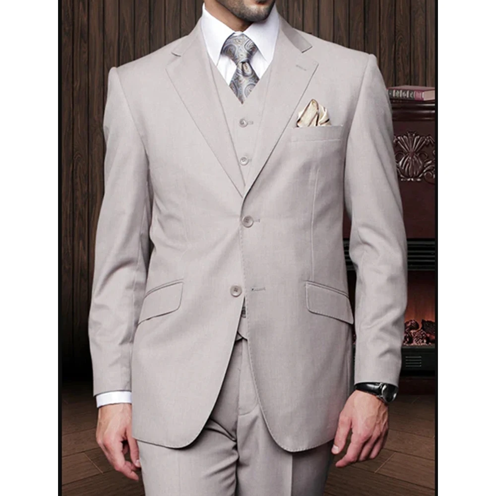 Men Suit 3 Piece Single Breasted Notch Lapel Slim Fit Business Suit Formal Elegant Blazer Office Work Wedding Jacket Pants Vest
Men Suit 3 Piece Single Breasted Notch Lapel Slim Fit Business Suit Formal Elegant Blazer Office Work Wedding Jacket Pants Vest