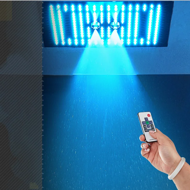 Новый 400*400 сверхмощный потолочный душ высокого давления с дождевым туманом, светодиодная умная насадка для душа с контроллером
Новый 400*400 сверхмощный потолочный душ высокого давления с дождевым туманом, светодиодная умная насадка для душа с контроллером