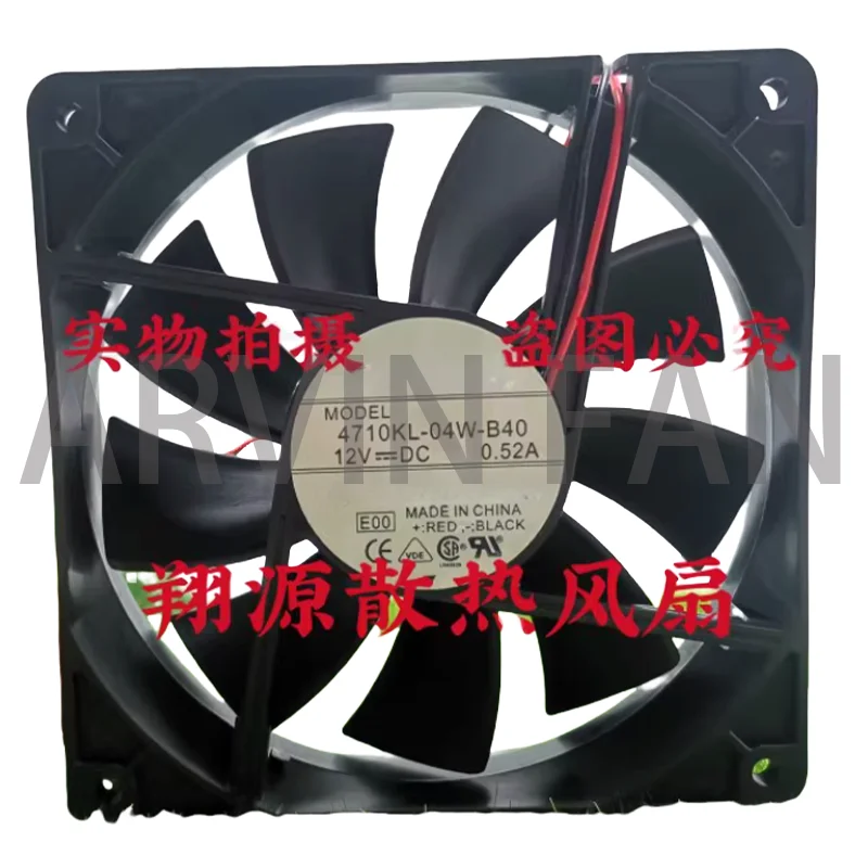4710KL-04W-B40 12CM 12V 0.52A Inverter Equipment Cooling Fan
4710KL-04W-B40 12CM 12V 0.52A Inverter Equipment Cooling Fan