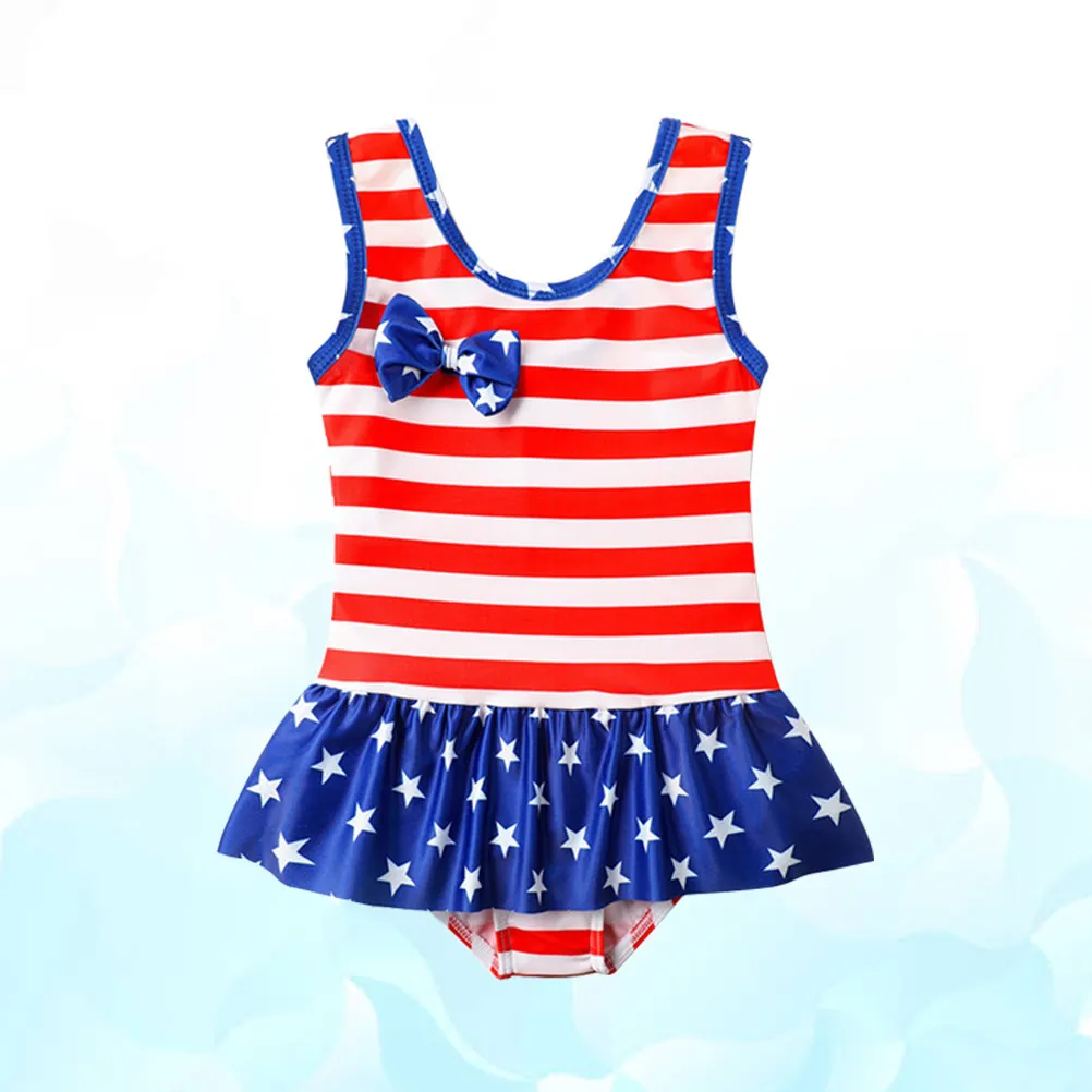America Flag One-Piece Swimsuit Swimwear Flouncing Lace Bathing Suit 6T 6-8 Years Old Beach Holiday
America Flag One-Piece Swimsuit Swimwear Flouncing Lace Bathing Suit 6T 6-8 Years Old Beach Holiday