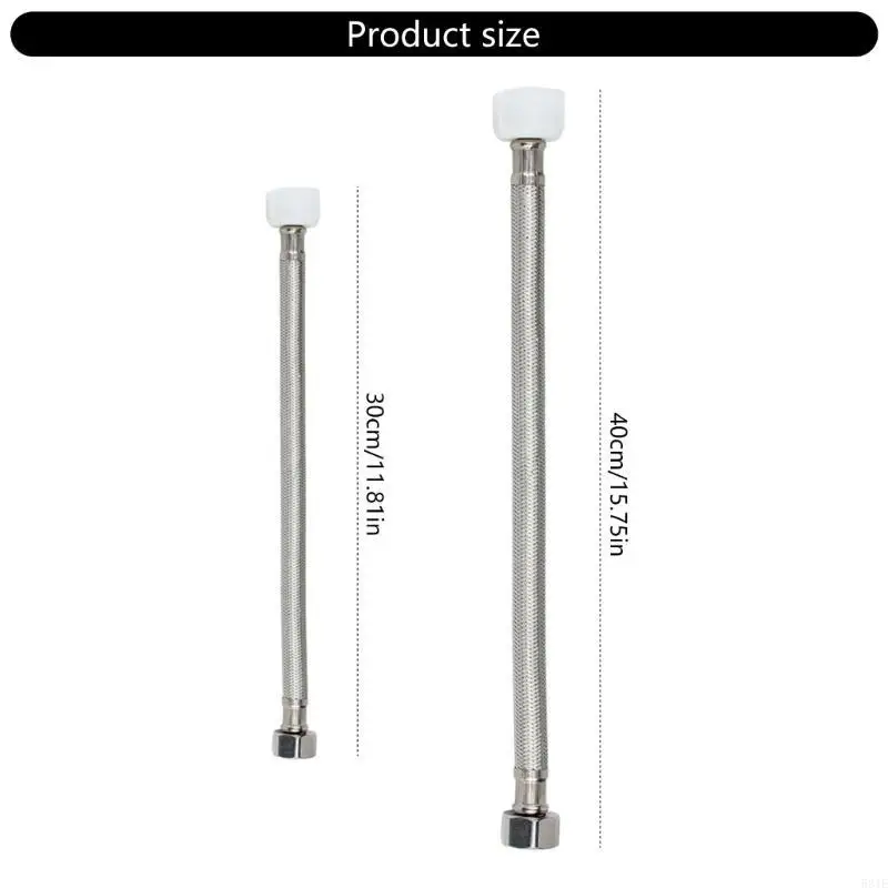 581E 7/8inch to 1/2inch Flexible Braided Toilet Connector Stainless Steel Toilet Hose Toilet Supply Line Easy to Install
581E 7/8inch to 1/2inch Flexible Braided Toilet Connector Stainless Steel Toilet Hose Toilet Supply Line Easy to Install