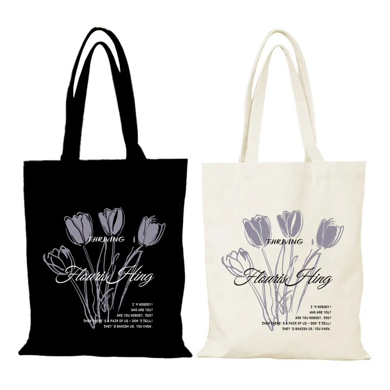 Canvas Tote Bag Woman Fashion Folding Shopping Bag Flowers Handbags Women's Handbag Cloth Bags Eco Shopper Beach Shoulder Lady
Canvas Tote Bag Woman Fashion Folding Shopping Bag Flowers Handbags Women's Handbag Cloth Bags Eco Shopper Beach Shoulder Lady