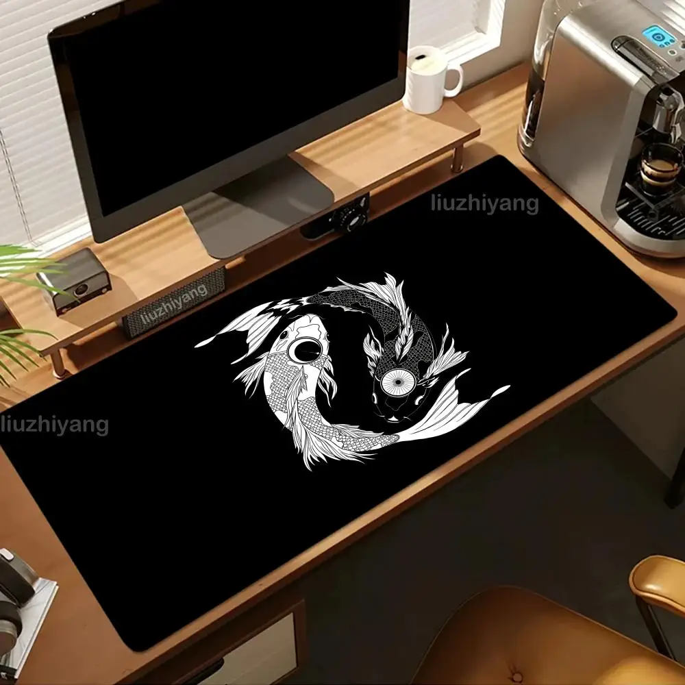 Japanese Koi Black Mouse Pad Large Computer Office Game Table Mat XXL Rubber Non-slip Stitched Edge Keyboard Mats Long Desk Pads
Japanese Koi Black Mouse Pad Large Computer Office Game Table Mat XXL Rubber Non-slip Stitched Edge Keyboard Mats Long Desk Pads