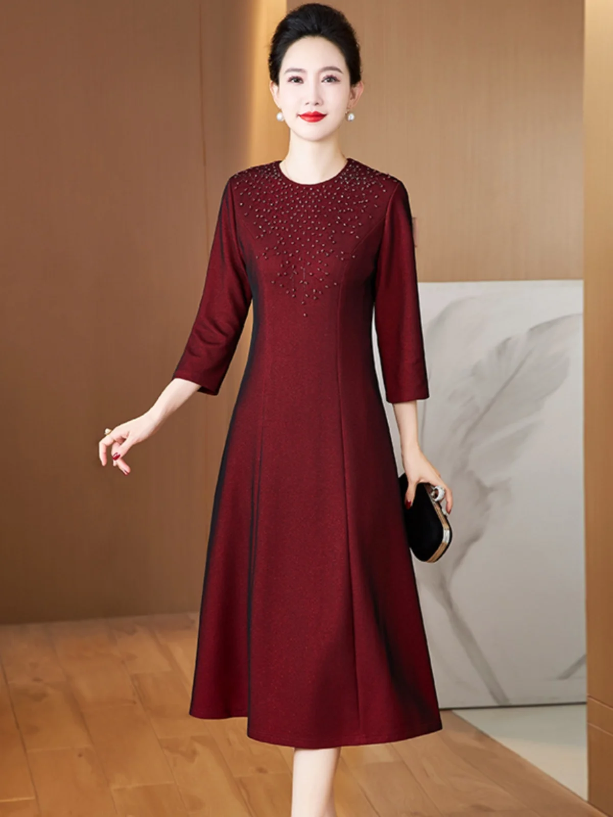 Elegant Long Beaded Dress for Mothers of Groom And Bridesmaids Spring Autumn Wedding Banquet Dresses Young And
Elegant Long Beaded Dress for Mothers of Groom And Bridesmaids Spring Autumn Wedding Banquet Dresses Young And