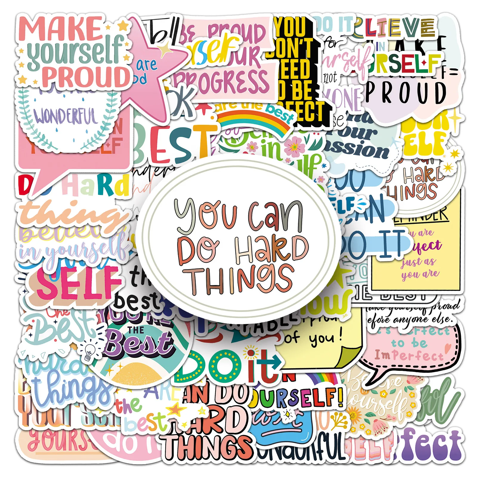 50Pcs encourage oneself graffiti DIYcartoon Decoratio phone Luggage Laptop Guitar Bike Skateboard fridgeKid Toy waterpro sticker
50Pcs encourage oneself graffiti DIYcartoon Decoratio phone Luggage Laptop Guitar Bike Skateboard fridgeKid Toy waterpro sticker